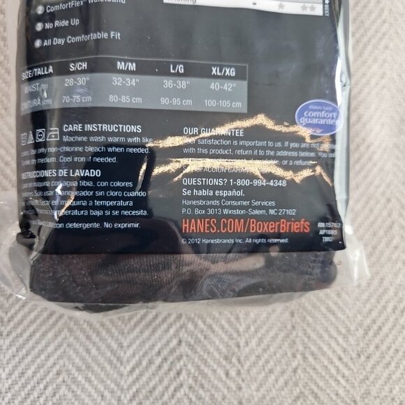 HANES Boxer Briefs Men's M 32-34 Assorted Tagless Comfort Flex 4 Pack J742B4 - Picture 13 of 13